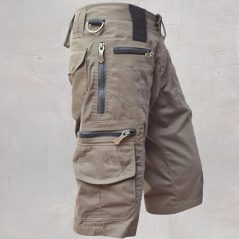 Comfortabele heren zomer shorts met cargozakken, ademend en ideaal voor warme dagen en actieve kleding.