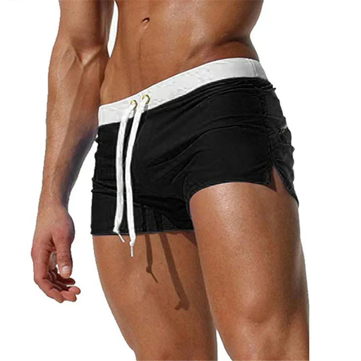 Comfortabele heren zwemshorts met zakken, ideaal voor de zomer en sportieve activiteiten.