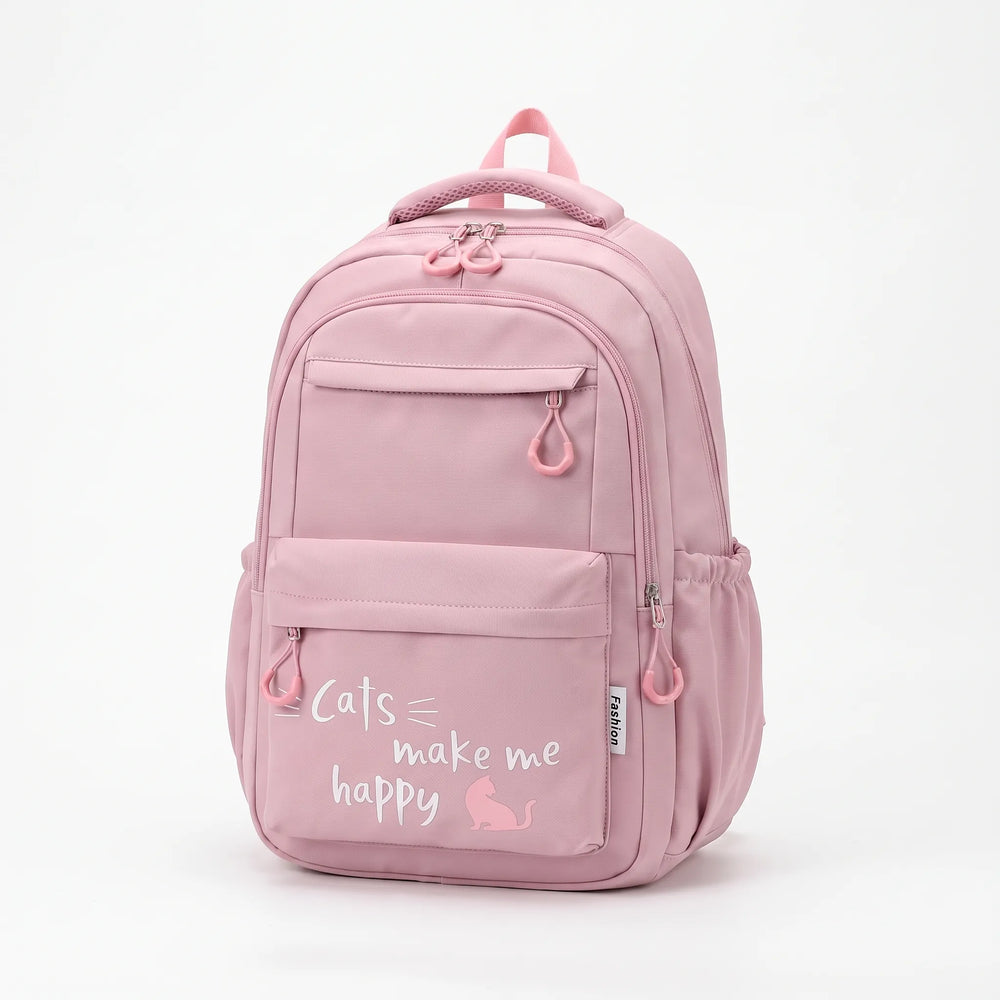 Comfortabele kinder- en tienerrugzak met gewatteerde schouderbanden. Multivak design voor school.