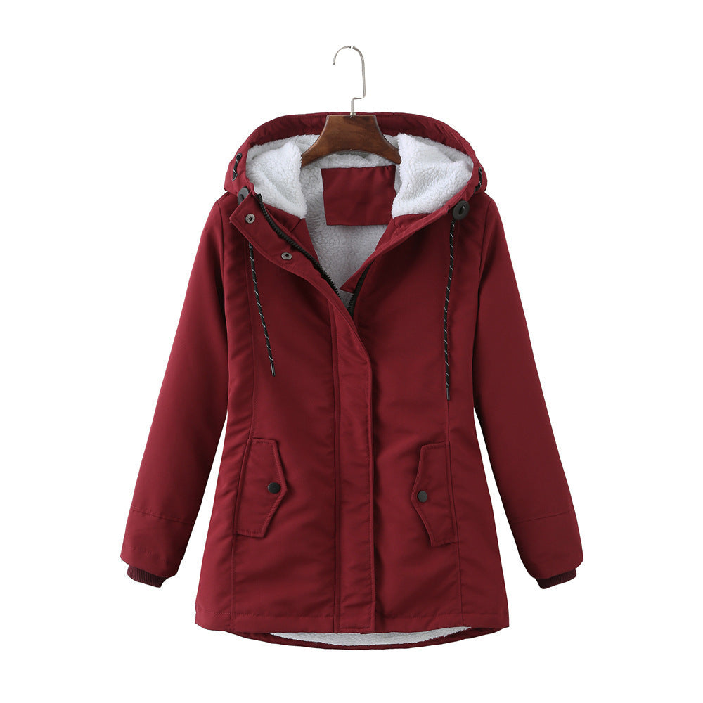 Trendy luxe dames winterjas Aurora, verkrijgbaar in diverse kleuren, warm en comfortabel.