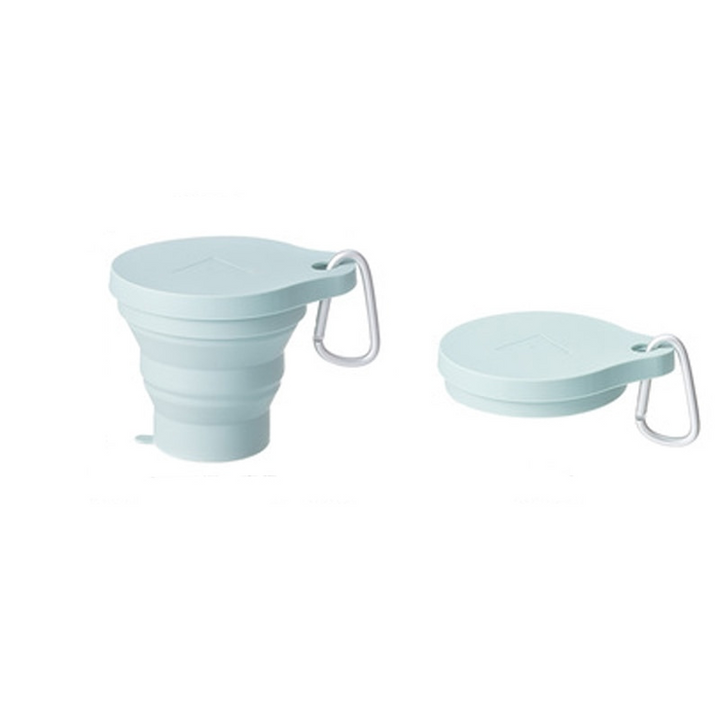 Flexibele opvouwbare drinkbeker, siliconen reisaccessoire, handig voor sport en reizen.