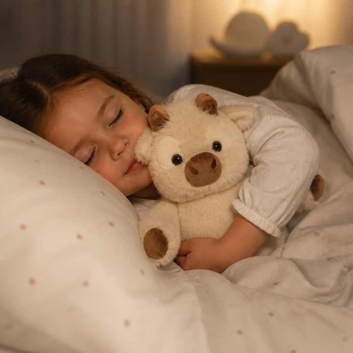 Comfortabele Hooglander koe knuffel 45 cm. Zacht pluche knuffeldier, perfect voor ontspanning en cadeau.