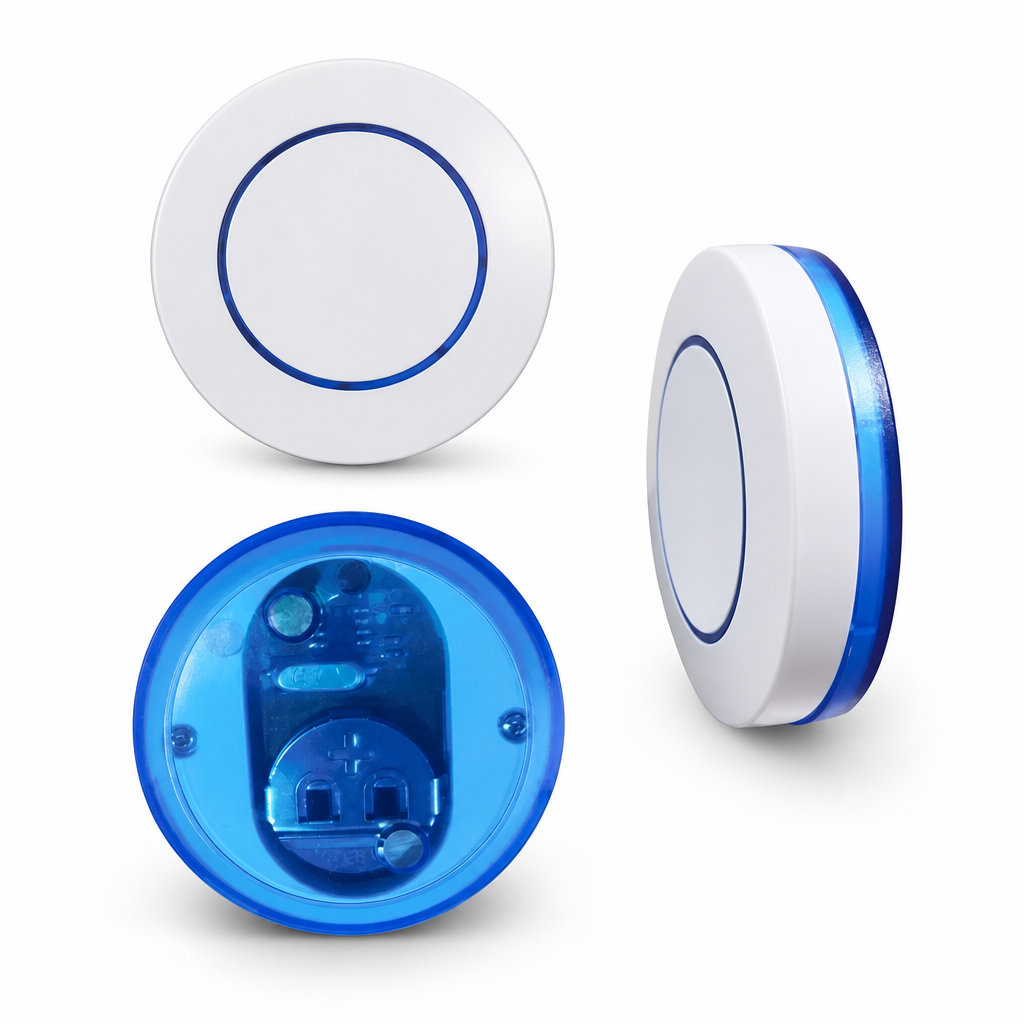 Draadloze lichtschakelaar met afstandsbediening voor smart home. Inclusief RF433MHz ontvanger en wandschakelaar.