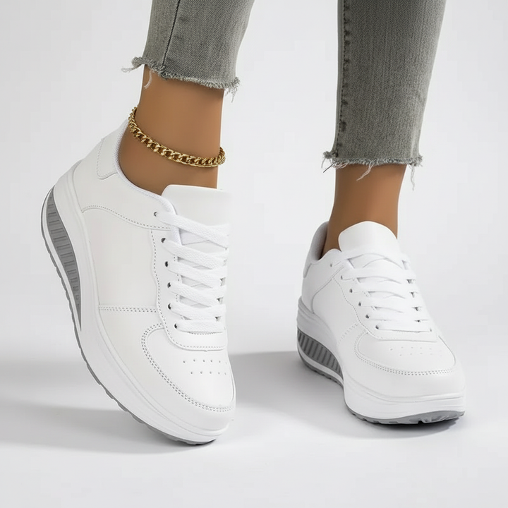 Trendy damesmode: orthopedische sneakers Amelie, combineren stijl met gezondheid en comfort.