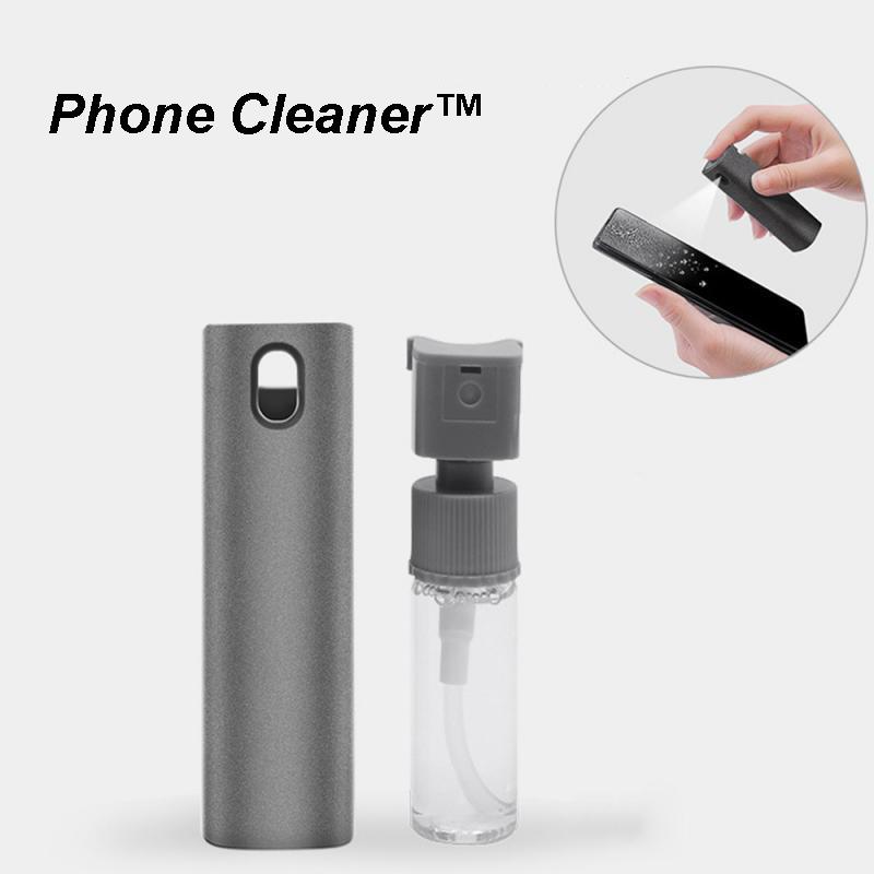 Universele reiniger spray, maakt telefoonschermen snel en hygiënisch schoon, zonder strepen.