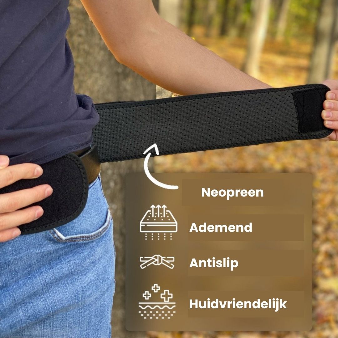 Unisex FlexAlign rugondersteuning voor blessureherstel; stabiele lenden- en bekkensteun vermindert pijn.