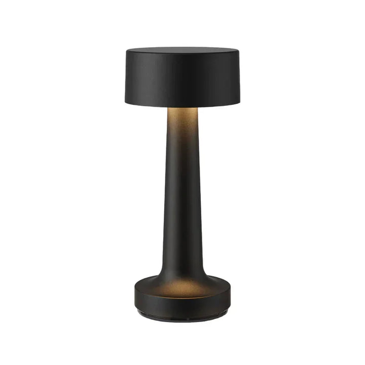 Elegante LED designlamp, draadloos en oplaadbaar, dimbaar voor comfortabel gebruik.