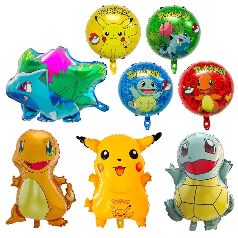 Levendige Charmander aluminiumfolie ballon, een must-have voor elk Pokémon verjaardagsfeest.