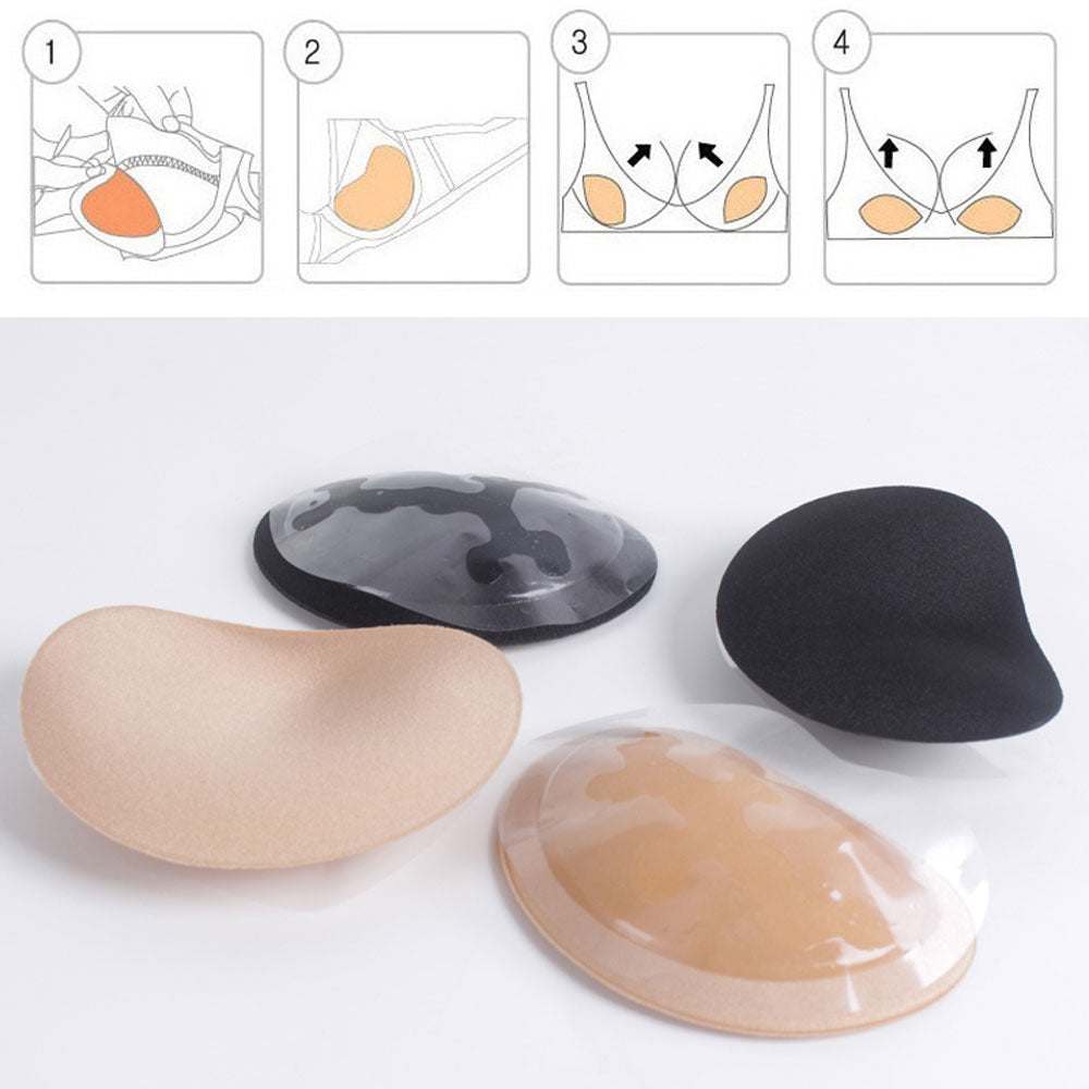 Beige en zwarte dames bh pads, bieden optimaal comfort en creëren een mooier silhouet. Perfecte accessoire.