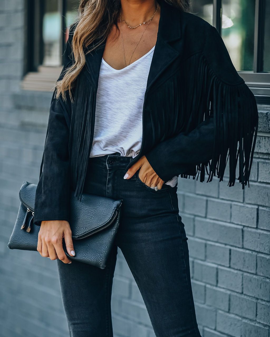 Chic damesjack met franjesdetails. Casual en modieus voor elke gelegenheid dit najaar.