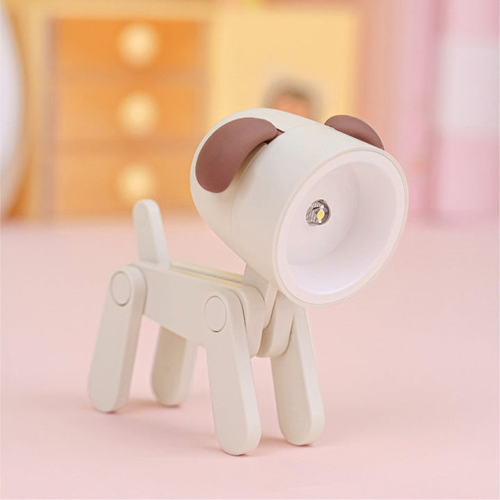 Schattig nachtlampje kinderkamer, puppy verlichting, veilig en rustgevend sfeerlicht.