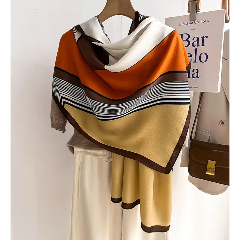Luxe dames wintersjaal; warm, stijlvol en comfortabel accessoire voor koude dagen. Elegante mode pashmina.