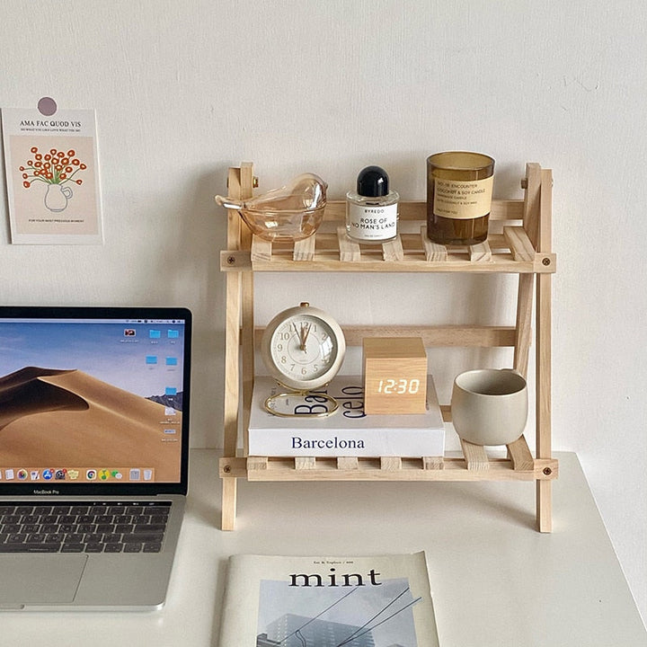 Compacte bureaurekje organizer, ideaal voor het opruimen van je bureau of make-up tafel.