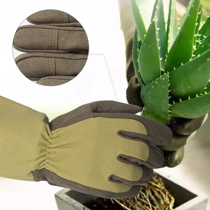 Comfortabele dames tuinhandschoenen, ideaal voor rozen en algemeen tuinieren met optimale bescherming.