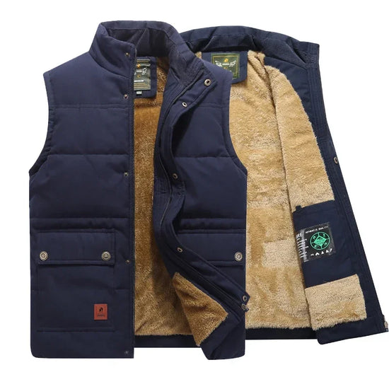 Stijlvolle heren bodywarmer, ideaal als mouwloos vest voor casual lente- en herfstlooks. Lichtgewicht en warm.