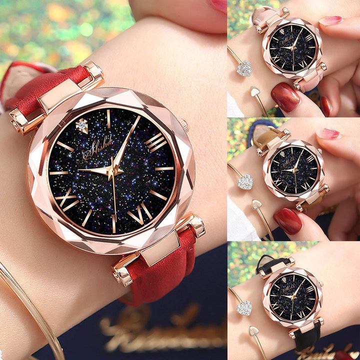 Dames CuteWatch™ horloge met unieke wijzerplaat, trendy en stijlvol accessoire voor vrouwen.