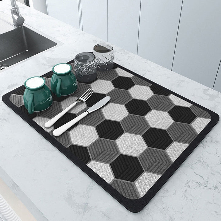 Elegante design keukenmat, functionaliteit ontmoet stijl voor een moderne inrichting.