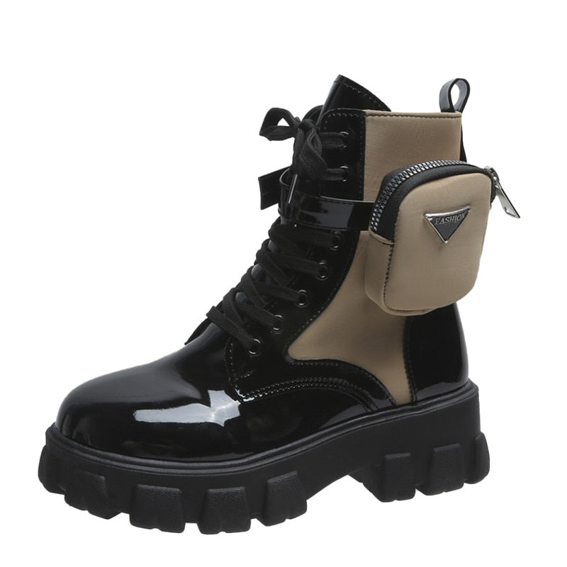Stijlvolle zwarte dames enkellaarzen, comfortabele moderne BigBoots. Modieuze schoenen voor een trendy look.