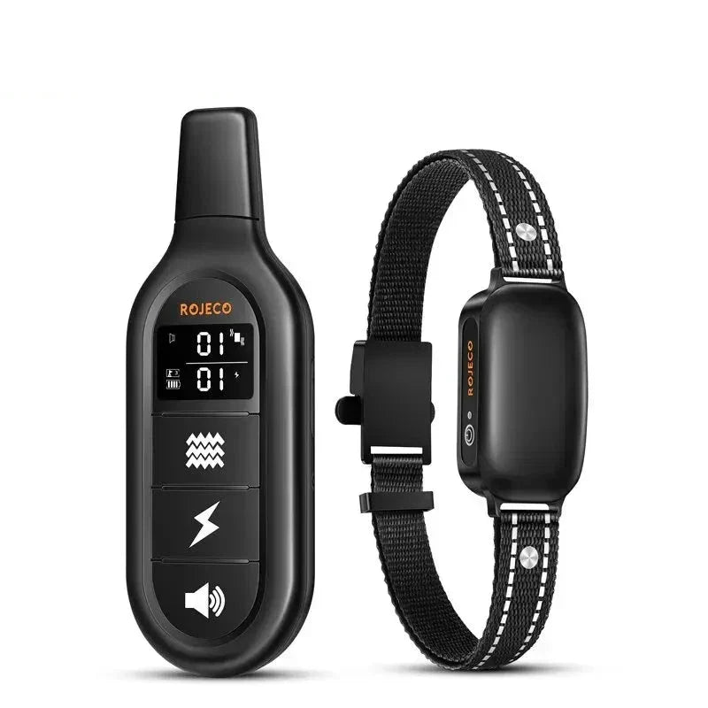Effectieve ProTrain trainingshalsband voor honden; waterdicht, oplaadbaar en met afstandsbediening.