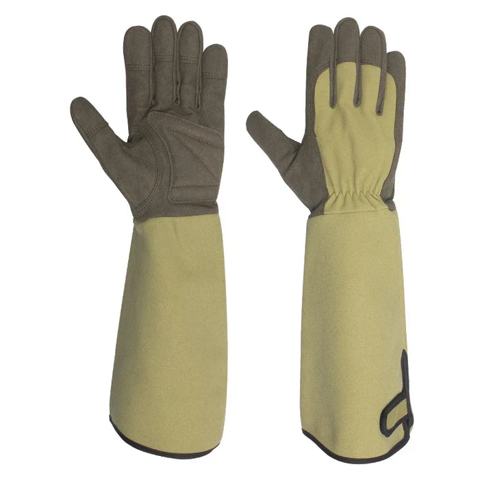 Dames tuinhandschoenen doornbestendig voor rozen snoeien, ademend comfort tijdens tuinieren.