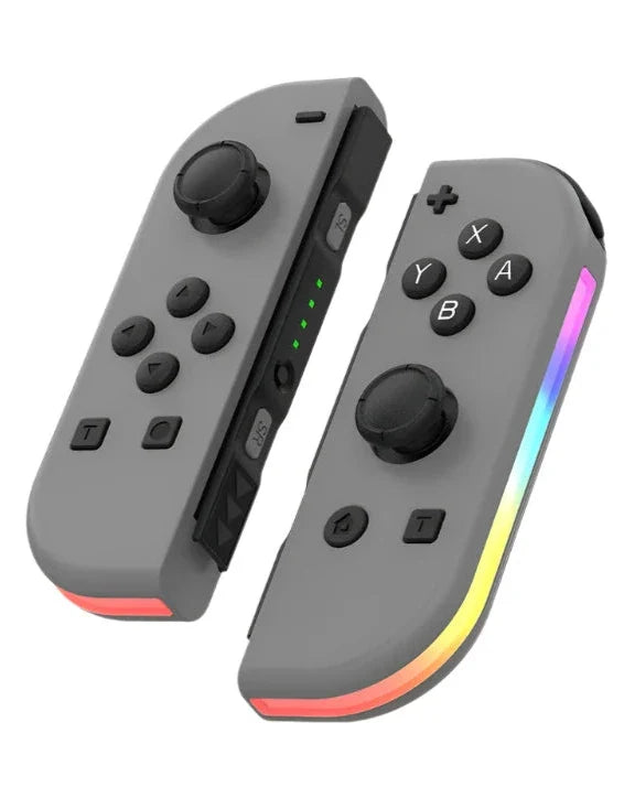 Nintendo Switch draadloze gaming controller met lange batterijduur en felle LEDs voor uren speelplezier.