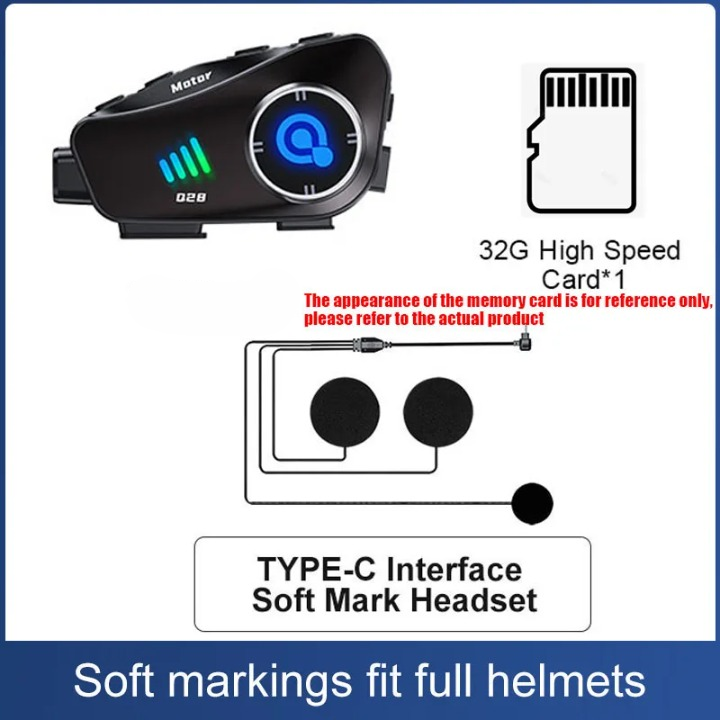 Robuuste 1080P HD actiecamera voor motorhelm, waterdicht en Bluetooth voor alle weersomstandigheden.
