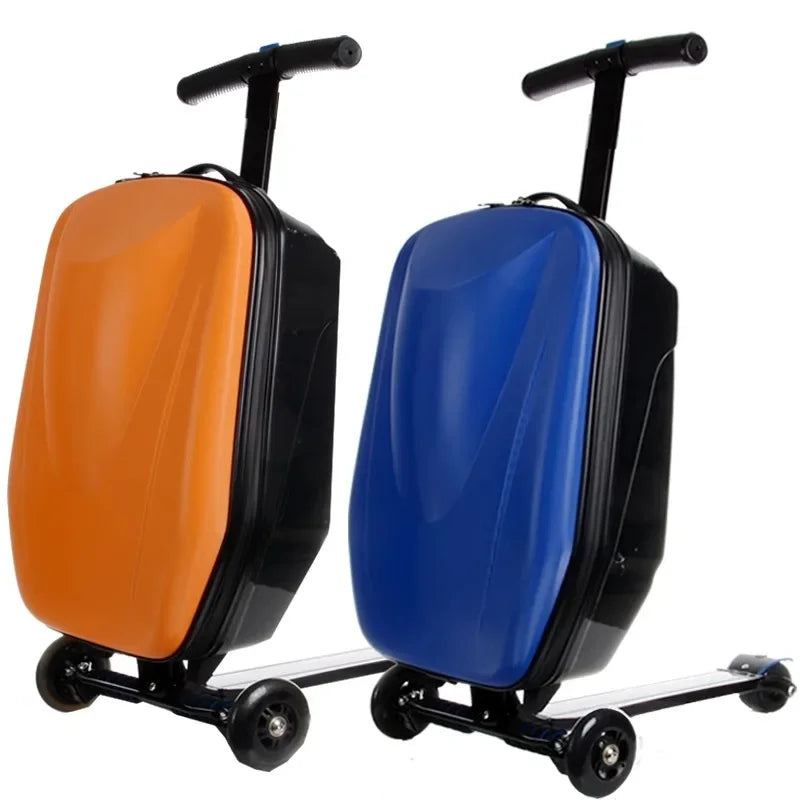 Blauwe Step-Kinderkoffer Oslo, pc-hardschaal, ideaal voor avontuurlijke jonge reizigers.