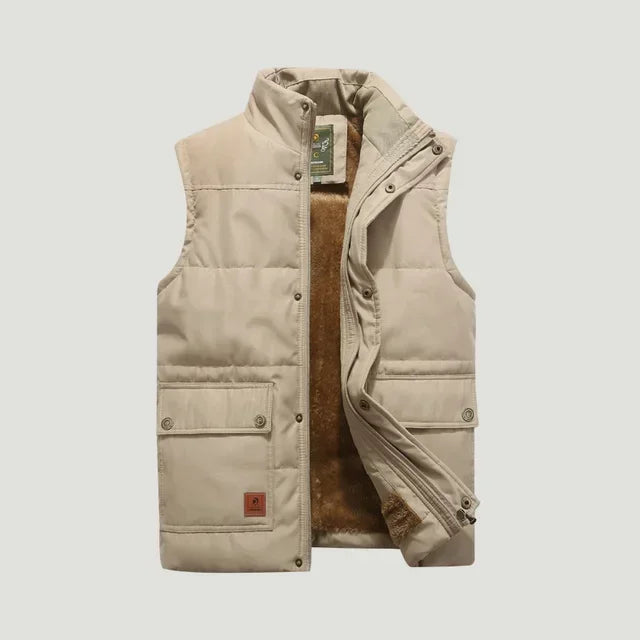 Liam heren bodywarmer: warme, lichtgewicht tussenjas of sportief vest. Stijlvolle herenkleding voor winter en lente.