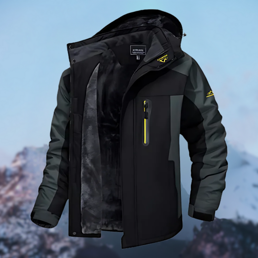 Stijlvolle heren winterjas, waterdicht en warm. Perfecte bovenkleding voor wintermode, casual en outdoor comfort.