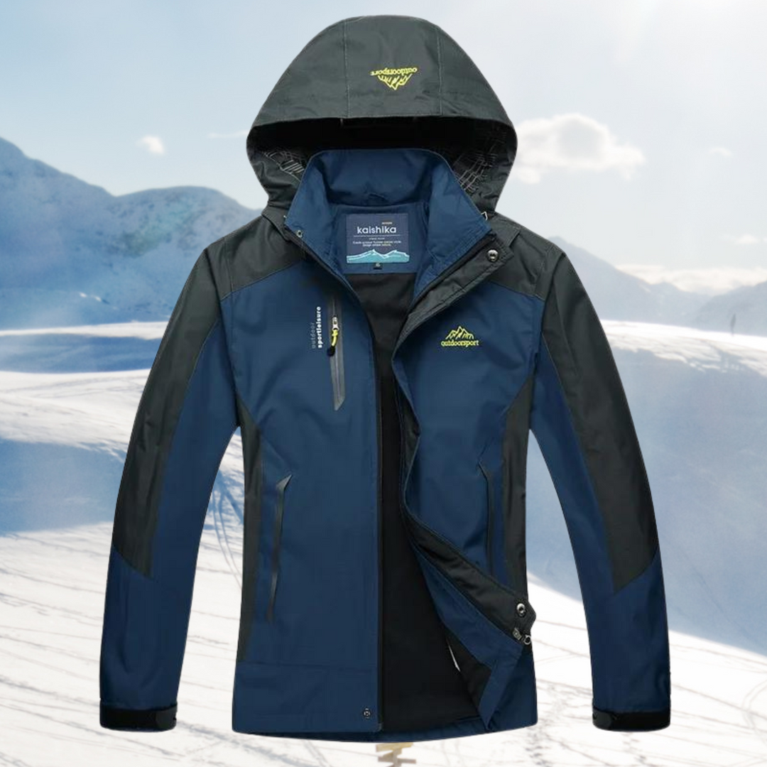 Stijlvolle dames outdoorjas, waterdicht en winddicht, met praktische details voor alle weersomstandigheden.
