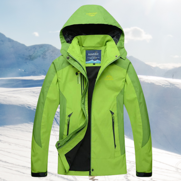 Ademende en lichtgewicht dames wind- en waterdichte jack, perfect voor buitensport en avontuur.