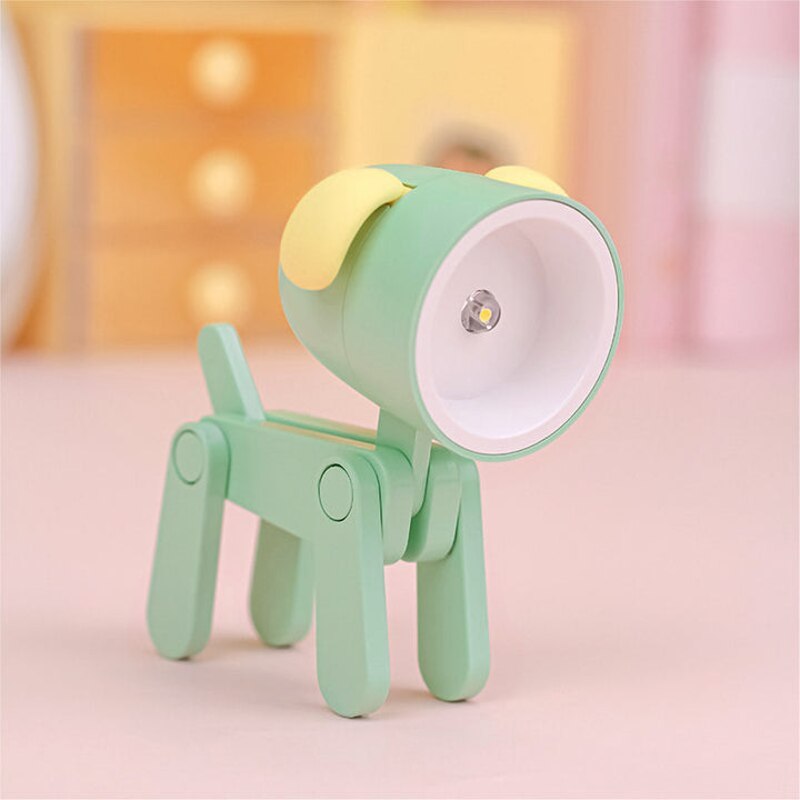 Zacht kinderlicht puppy voor slaapkamer, veilig LED nachtlampje kinderkamer.