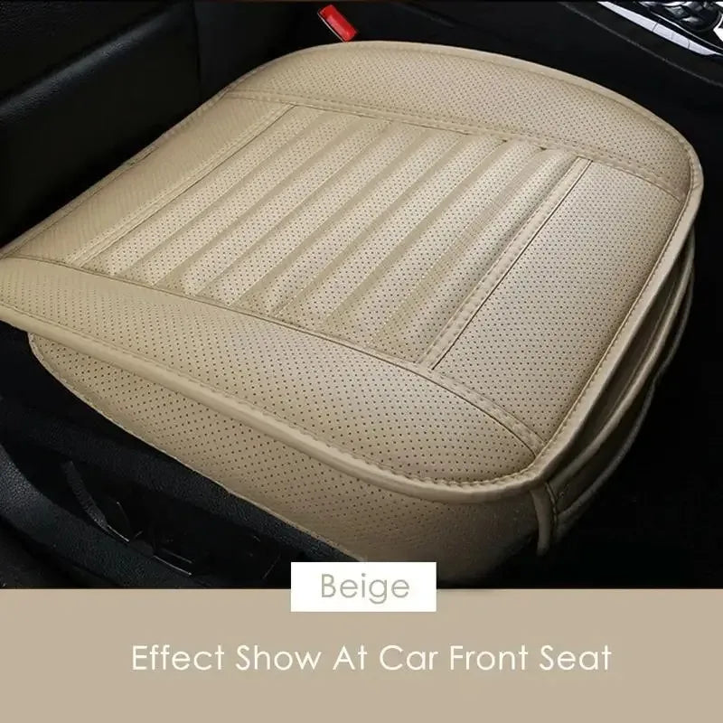 Comfortabel antislip autostoelhoes van ademend PU-leer, verbetert rijervaring en beschermt auto-interieur.