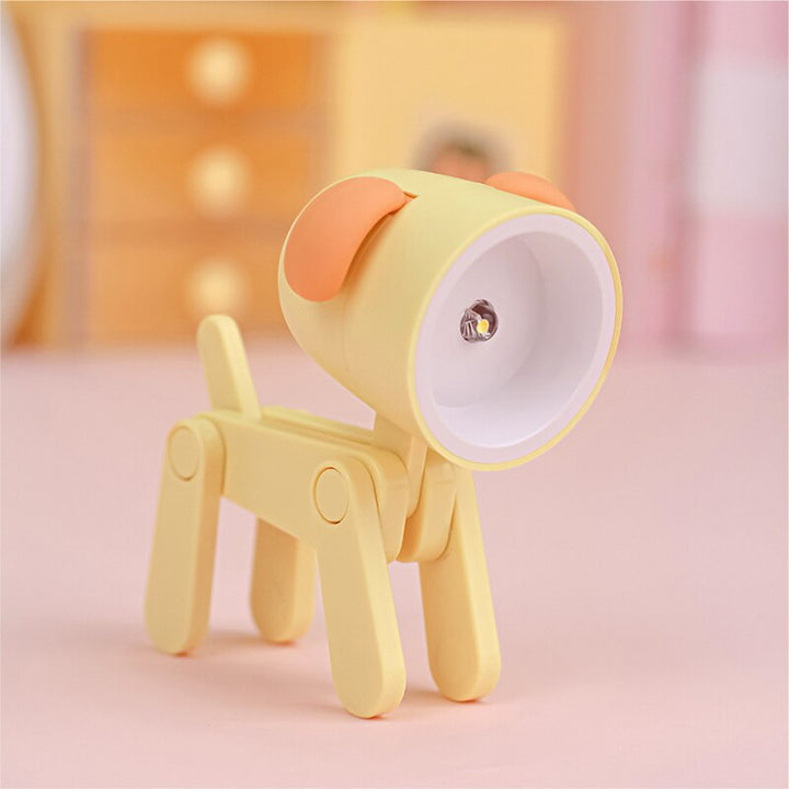 Puppy nachtlampje voor kind, sfeerlicht met dimbare LED verlichting, veilig.