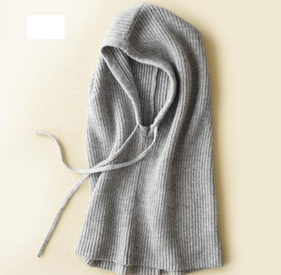 Stijlvolle acrylmix wintermuts met geïntegreerde fleecenekwarmer, perfect voor heren en dames.