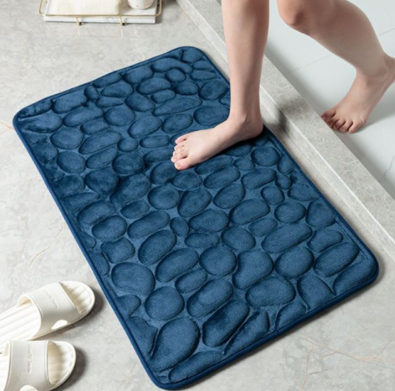 Veilige antislip douchemat van traagschuim; voorkomt uitglijden, superzacht voor je voeten.