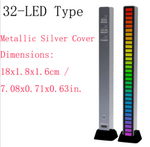 32 LED Metallic Zilver