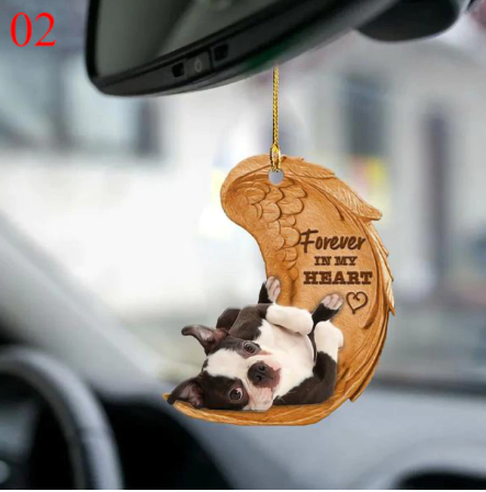 Decoratief honden ornament voor in de auto, toon je liefde voor honden. Perfect cadeau.