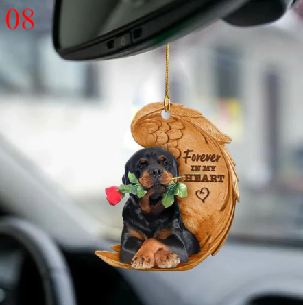 Assortiment honden ornamenten (Chihuahua, Labrador), leuke auto & huis decoratie.