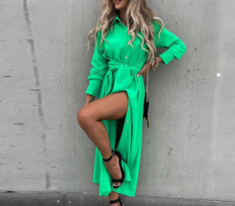 Veelzijdige Ellen's Fashion Dress, comfortabele dameskleding, elegant voor dagelijks gebruik.
