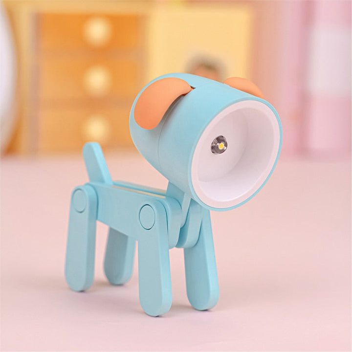 Schattig nachtlampje puppy, veilige LED verlichting voor een rustige kinderkamer.