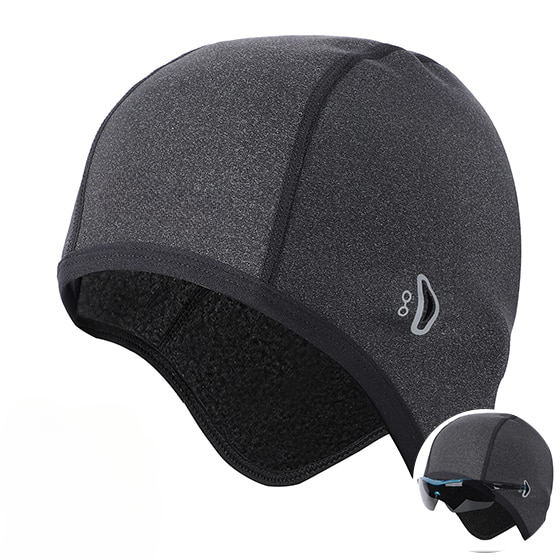 Nauwaansluitende SportShield cap, ideaal als dunne helmvoering voor optimale warmte en comfort.