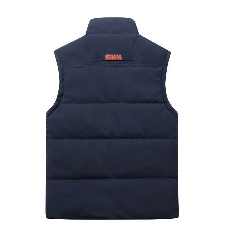 Comfortabele heren bodywarmer, ademend en warm mouwloos vest voor winter en koelere dagen. Essentiële bovenkleding.