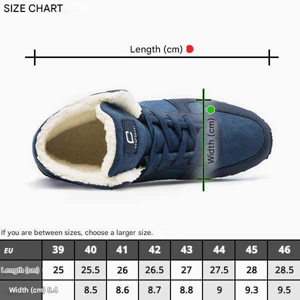 Robuuste herenschoenen, warm gevoerd, antislip en waterafstotend, klaar voor de winter.