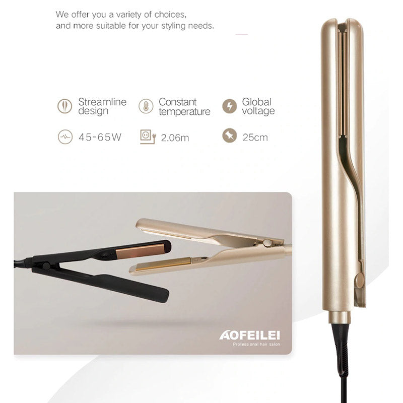 Ergonomische 2-in-1 haarstyler voor dames; creëer diverse kapsels met gemak.