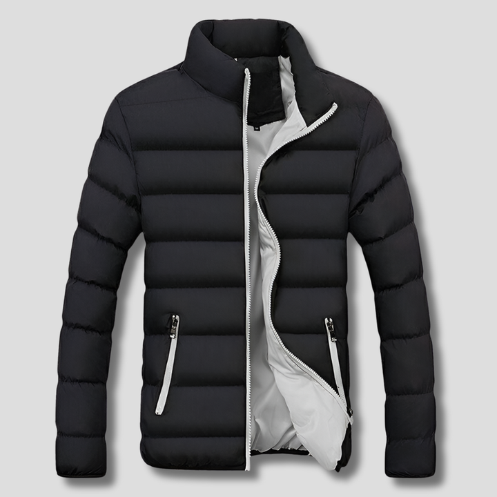Stijlvol heren pufferjack, ultralicht en warm, perfect voor comfortabele winter- en herfstdagen.
