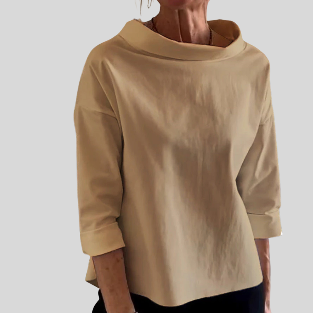 Zomerse dames top met strakke, moderne pasvorm. Comfortabel en veelzijdig voor casual of elegante outfits. Maten S-3XL.