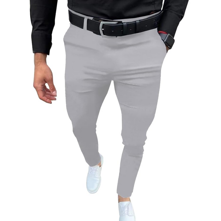 Heren Slim Fit Stretch Broek Boaz, de ultieme combinatie van comfort, stretch, stijl en kwaliteit.
