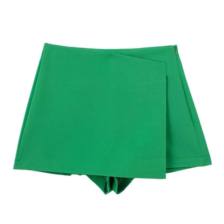 Hoog getailleerde dames rokbroek, comfortabel en veelzijdig voor casual zomer outfits.
