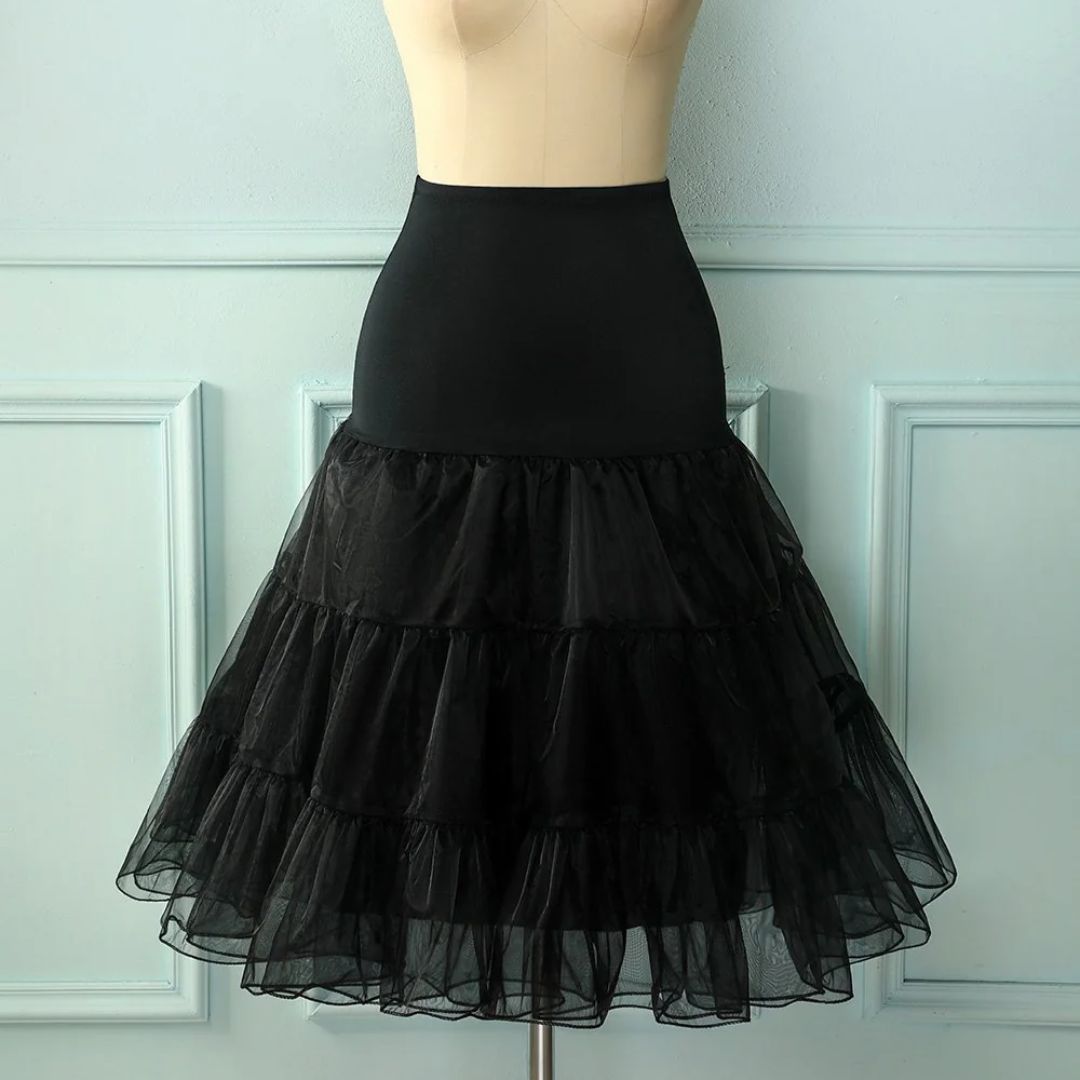 Elegante gelaagde dames tutu petticoat, perfect voor een stijlvolle feest outfit. Verkrijgbaar in diverse modekleuren.